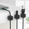 6pcs Magnetic Cable Clips Cable Organiser Adjustable Cord Holder Desk Organizing  Management Wire Organizer Cable Holder